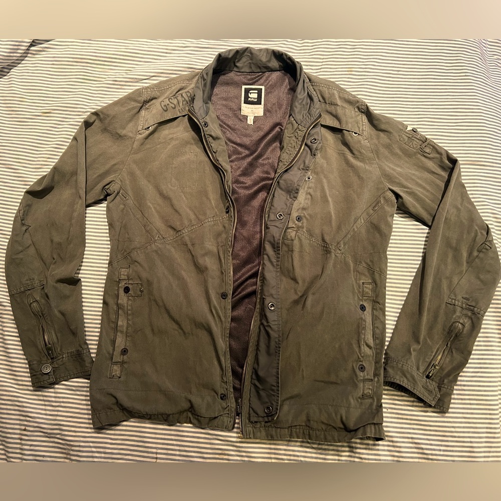 G-Star Raw Recolite Storm Army Green Military Jacket Men’s XXL (fits like XL)